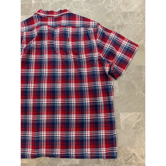 Polo Ralph Lauren Men's Camp Shirt Classic Fit Size XL Red Plaid Oxford - Picture 10 of 10